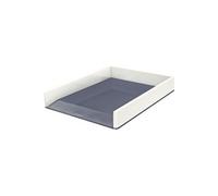 Leitz Corbeille à Courrier A4, Blanc/Vert, WOW, 53611054