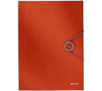 LEITZ Corner file Solid DIN A4 PP light red
