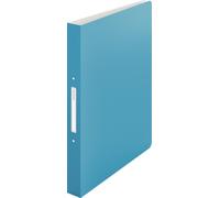 Leitz Cosy classeur à double anneaux A4, entièrement en plastique, dos 3,2 cm, bleu calme