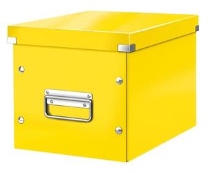 Leitz Cube de Rangement, Taille Moyenne, Jaune, Click & Store, 61090016