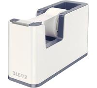 Leitz Dérouleur de ruban adhésif WOW Duo Colour blanc, gris Largeur du rouleau (max.): 19 mm Longueur du rouleau (max.) 33 m