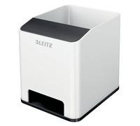Leitz Desk Top Storage Porte Crayons Et Stylos Polystyrène Noir Et Blanc