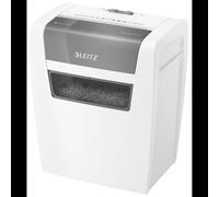 Leitz Destructeur Papier 80340000 Blanc - Coupe Particules 7 Feuilles, Fente 22cm, Panier 15L, 70dB, 325x229x343mm, 160W