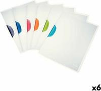 Leitz dossier colourclip magic pp 450 micron a4 assorted -6 pcs-.