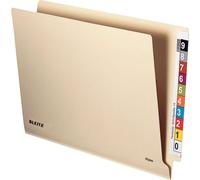 LEITZ Dossier de présentation OrgacolorPlus, A4, avec onglets, chamois