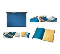 LEITZ dossier suspendu mobile Divide It Up A4 bleu - 6 compartiments, carton Colorspan plastifié 320 g/m²