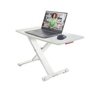 Leitz - Station de bureau assis/debout Ergo Cosy - Plateau coulissant 700 x 350 mm Blanc/Gris