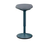 Leitz, Tabouret Assis-Debout Ergonomique, Pivotant & à bascule, Hauteur réglable de 57 à 82 cm, Chaise / Siège de bureau, Supporte jusqu'à 110kg, Gamme Ergo, Gris foncé, 65450089