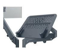 Leitz Ergo - Kit de montage (spring-assisted dual arm) - pour 2 écrans LCD ou écran LCD et ordinateur portable - space saving - gris foncé - Taille d'écran : 17"-32"