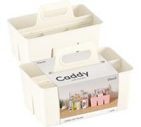 Leitz Ergo - Petit Panneau Perforé Mural, Organiseur Brochable Pour Bureau De 35mm Max, Accessoires Avec Porte-Crayon/Carnet & Crochet Pour Casque, 42 X 25 Cm, Gamme Ergo, Coloris Blanc, 65480000