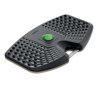 Leitz Ergo planche d’équilibre ergonomique pour bureau debout : Planche active anti-fatigue en mousse PU texturée, renforcement musculaire, balle de massage amovible, gris foncé