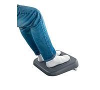 LEITZ Ergo - Repose-Pieds de Bureau avec 3 Hauteurs au Choix, Améliore Posture & Circulation, 80% de Plastique Recyclé Post-Consommation & 100% Recyclable, Gamme Ergo, Coloris Gris Foncé, 65460089