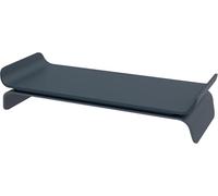 LEITZ Ergo - Support pour Écran de PC Ajustable, 2 Hauteurs au Choix, Rehausseur d'Écran de PC pour Bureau, Gamme Ergo, Coloris Gris Foncé / Blanc, 65040089