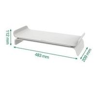 Leitz Ergo - Support pour moniteur - ajustable - gris Gris