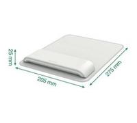 Leitz Ergo - Tapis de souris avec repose-poignets - adjustable - gris Gris G