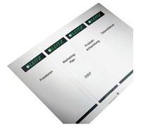 LEITZ Etiquette bristol pour dos de classeur, 31 x 190 mm G