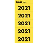LEITZ Étiquette de contenu de classeur "Année 2021" jaune