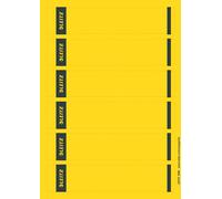 LEITZ Étiquette dos classeur 39 x 192 mm courte étroite jaune 150 pièces