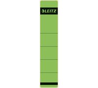Leitz Étiquettes Self Adhesive pour Classeurs à Levier Couverture Papier et Dos 50 mm, Étroit, Court, 39 x 192 mm, Papier, 16430055, Vert, Lot de 10 Étiquettes
