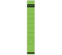 Leitz Étiquettes Self Adhesive pour Classeurs à Levier Couverture Papier et Dos 50 mm, Étroit, Long, 39 x 285 mm, Papier, 16480055, Vert, Lot de 10 Étiquettes