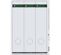 Leitz Etiquette pour classeur 1687-00-85 39 x 285 mm papier gris fixation permanente 75 pc(s)