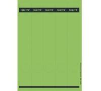 Leitz - étiquettes de dos pour classeurs, 39 x 285 mm, long, étroit, vert, approprié pour classeurs leitz standards et encarton G