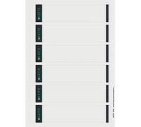 LEITZ Étiquettes dos classeur 39 x 192 mm courtes étroites grises 150 pièces