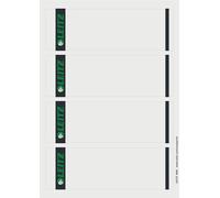 LEITZ Etiquette pour dos de classeur, 61 x 192 mm, gris G