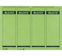 Leitz Étiquettes Imprimables PC pour Classeurs à Levier Couverture Papier, Large, Court, Vert, 61,5 x 192 mm, Papier, 16852055, Lot de 100 Étiquettes
