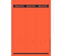 Leitz Étiquettes pour dos de classeur Longues 61 x 258 mm Rouge Papier Lot de 75