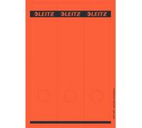 Leitz Étiquettes Imprimables PC pour Classeurs à Levier Couverture Papier, Large, Long, Rouge, 61,5 x 285 mm, Papier, 16870025, Lot de 75 Étiquettes