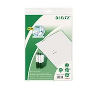 Leitz Étiquettes dorsales pour classeurs 156 x 146 mm Gris G - Papier - Lot de 20