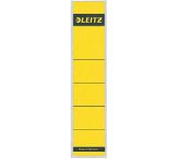 Leitz – Étiquettes autocollantes pour classeurs à levier 39×192 mm (16430015) Jaune Lot 10