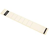 Leitz Étiquettes Self Adhesive pour Classeurs à Levier Couverture Papier et Dos 50 mm, Étroit, Long, 39 x 285 mm, Papier, 16480001, Blanc, Lot de 10 Étiquettes