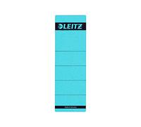 Leitz Étiquettes Self Adhesive pour Classeurs à Levier Couverture Papier et Dos 80 mm, Large, Court, 61,5 x 192 mm, Papier, 16420035, Bleu, Lot de 10 Étiquettes