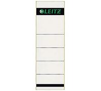 Leitz Étiquettes Self Adhesive pour Classeurs à Levier Couverture Papier et Dos 80 mm, Large, Court, 61,5 x 192 mm, Papier, 16 421 085, Gris, Lot de 100 Étiquettes