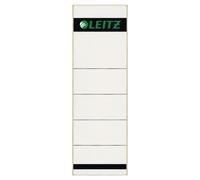 Leitz Étiquettes Self Adhesive pour Classeurs à Levier Couverture Papier et Dos 80 mm, Large, Court, 61,5 x 192 mm, Papier, 16420085, Gris, Lot de 10 Étiquettes