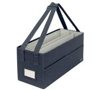 Leitz Sac de travail et de rangement en tissu , Sacoche pliable pour ordinateur portable & Rangement pour accessoires de bureau et informatiques, poignées de transport, Gris Velours, 64440089