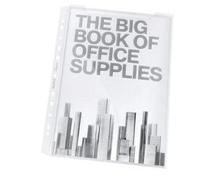 Leitz Expanding pockets Sachet de 10 Pochettes à soufflet A4 en polypropylène pour 200 Feuilles Transparent