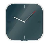 Leitz Horloge Murale en Verre, Cosy, Gris, 90170089