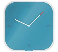 Leitz 90170061 Horloge murale et de table Horloge à quartz Carré Bleu Bleu G