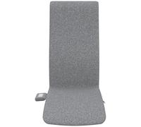 Leitz iComfi 65940085 Coussin Chauffant sans Fil avec Batterie, 14 Heures d'autonomie, 3 Niveaux de Chaleur, Chauffage Rapide, arrêt Automatique et Housse Amovible, Gris Clair, 130 x 40 x 8 cm