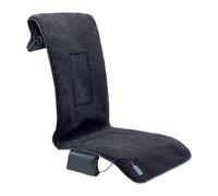 Leitz iComfi Housse de siège chauffante, certifiée TÜV, 3 Niveaux | Compatible powerbank USB-C, chauffage ciblé assise & dossier, bureau, télétravail, gaming, dos antidérapant