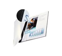 Leitz Chemises souples Lomo Flexible Lid A4 14 mm – Lot de 10 – Blanc – Enfants