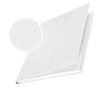 Leitz Chemise rigide en carton toilé Impressbind 7 mm Lot de 10 Blanc