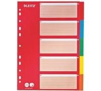 Leitz Intercalaire En Carton, Neutre, A4, 5 Positions