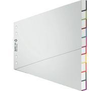 LEITZ Intercalaire en plastique vierge A4 extra large 12 pièces