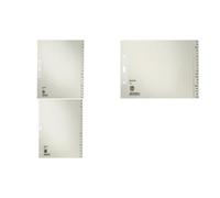 Leitz Intercalaire Papier Bulle Corde, A-Z, A4+, Mi-Hauteur