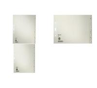 Leitz Intercalaire Papier Bulle Corde, A-Z, A4+, Mi-Hauteur