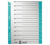 LEITZ Intercalaires 1652 1-0 bleu clair, 100 pcs.